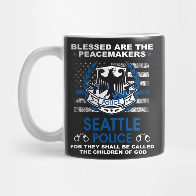 Seattle Police  – Blessed Are The PeaceMakers by tadcoy